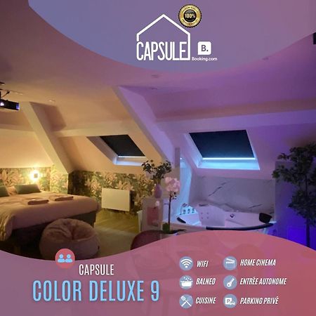Capsule Color Deluxe Balneo I Ecran Home Cinema I Console De Jeux Trith-Saint-Leger ภายนอก รูปภาพ