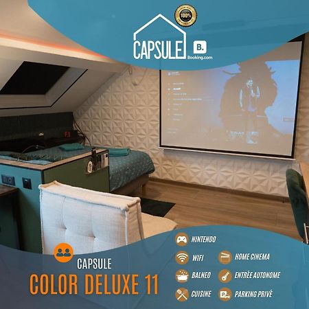 Capsule Color Deluxe Balneo I Ecran Home Cinema I Console De Jeux Trith-Saint-Leger ภายนอก รูปภาพ