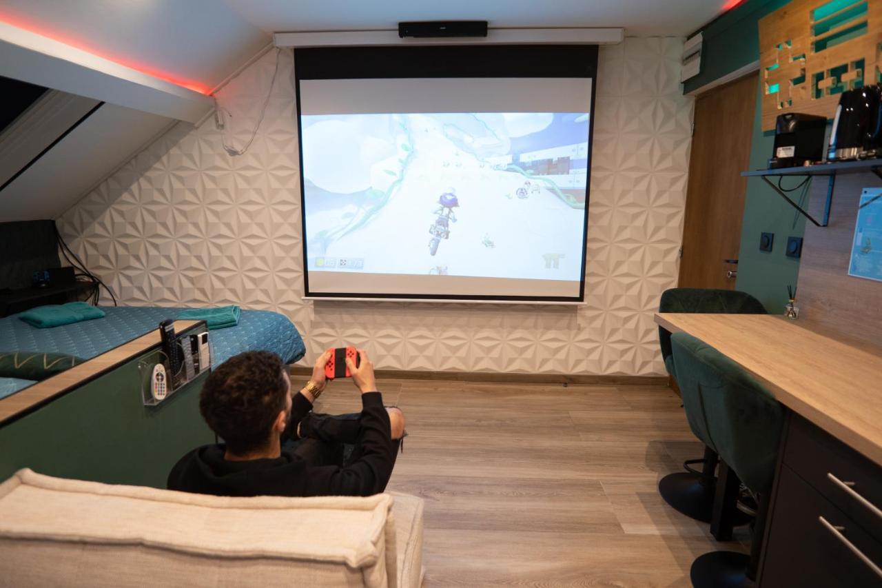 Capsule Color Deluxe Balneo I Ecran Home Cinema I Console De Jeux Trith-Saint-Leger ภายนอก รูปภาพ