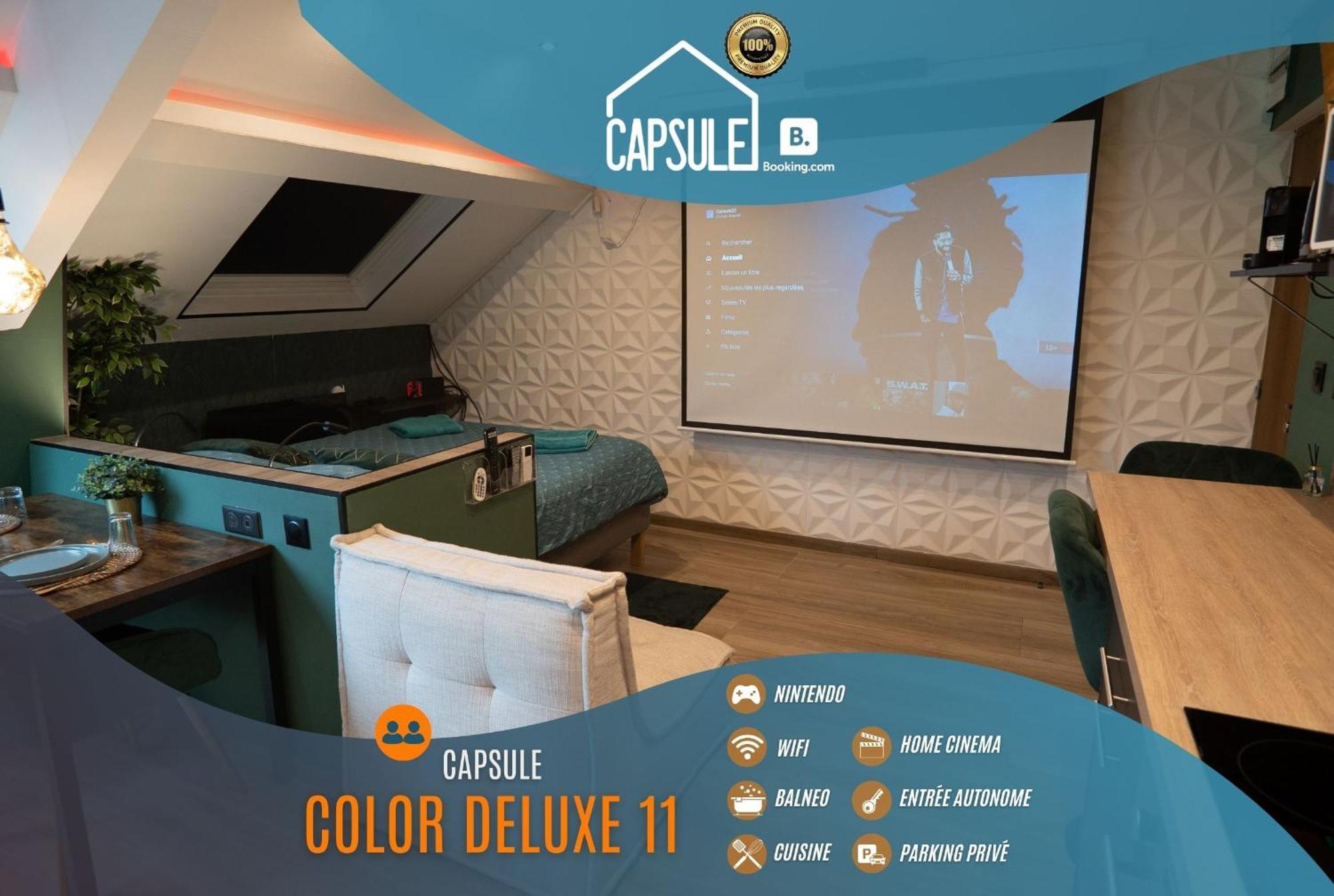 Capsule Color Deluxe Balneo I Ecran Home Cinema I Console De Jeux Trith-Saint-Leger ภายนอก รูปภาพ