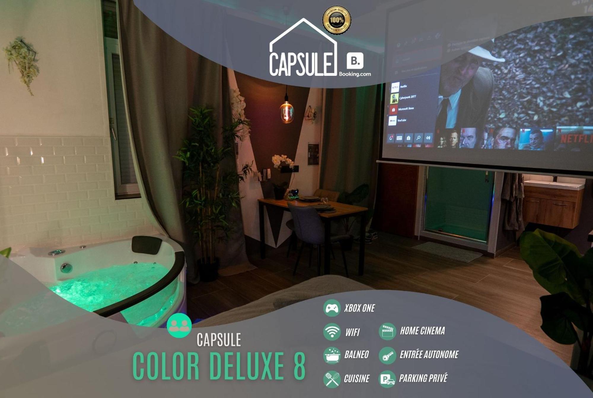 Capsule Color Deluxe Balneo I Ecran Home Cinema I Console De Jeux Trith-Saint-Leger ภายนอก รูปภาพ